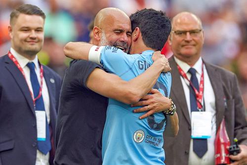Pep Guardiola face totul pentru a-l ține pe „eroul” Gundogan la Manchester City. Foto: Imago Images