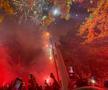 „Revelion” alb-roșu » Imagini de colecție: fanii lui Dinamo au însoțit autocarul până la București! Sărbătoare alături de jucători + cine a fost inamicul #1