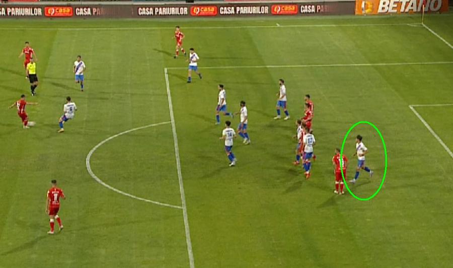 FOTO: Captură TV @Orange Sport 1 Roș-albii la putere » UTA i-a dat o „manita” Gloriei Buzău și rămâne în Liga 1!