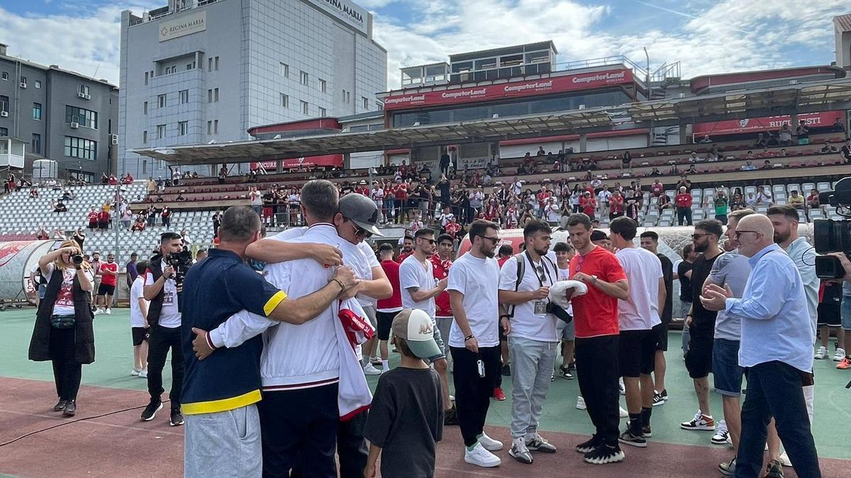 Dinamo sărbătorește promovarea în Ștefan cel Mare