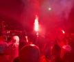 Fanii dinamoviști i-au așteptat noaptea pe jucători la stadionul Dinamo