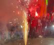 Ultrașii au oprit autocarul lui Dinamo în drumul spre București pentru a sărbători promovarea