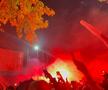 Fanii dinamoviști i-au așteptat noaptea pe jucători la stadionul Dinamo