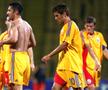 Claudiu Niculescu, în stânga, într-una dintre rarele sale apariții la națională / Sursă foto: Arhivă Gazeta Sporturilor