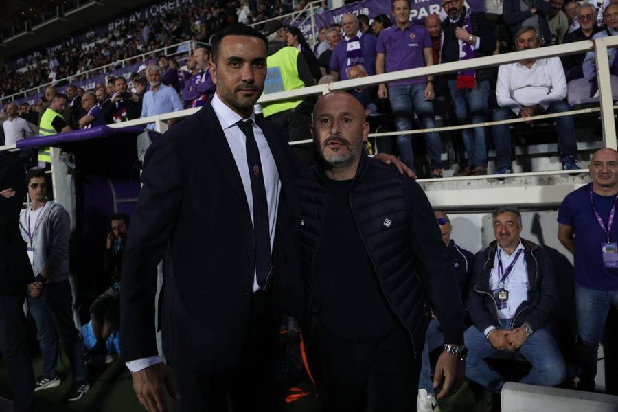 Raffaele Palladino și Vincenzo Italiano/ Foto: Imago Fiorentina a schimbat antrenorul, după eșecul din finala Conference League
