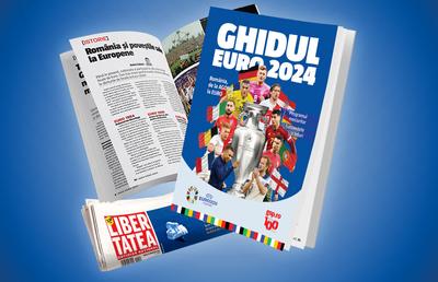 Joi, la chioșcuri, ai Ghidul EURO 2024! Toate informațiile esențiale în 64 de pagini: programul meciurilor, loturile echipelor