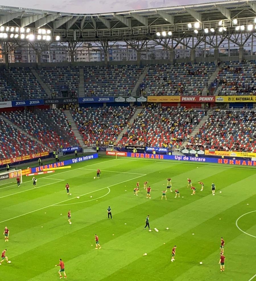 Bulgarii au ieșit la încălzire cu aproximativ 5 minute înaintea „tricolorilor” România - Bulgaria 0-0 » Fără gol, test picat în Ghencea! Am fost „mămălicki” cu două săptămâni înainte de EURO