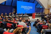 Momente amuzante la Adunarea Generală a FRF: un președinte face concurență Federației! Cu ce a venit să facă reclamă