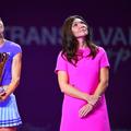 Sorana Cîrstea și Simona Halep la Cluj în 2026, când prima a câștigat trofeul turnului Transylvania Open / FOTO: Imago