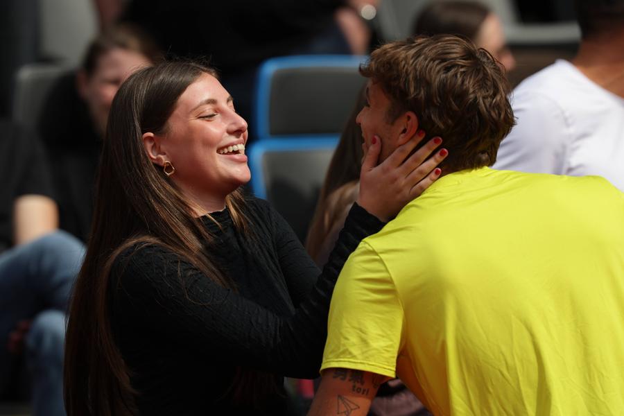 Matilde Galli și Flavio Cobolli FOTO Imago Images Liniștea de acasă » Matteo Arnaldi și Flavio Cobolli, semifinaliști la Roland Garros, se bucură de un element-cheie în viața lor