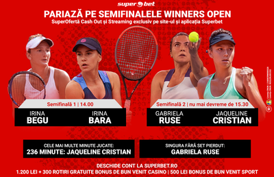 Vezi Semifinalele Winners Open și câștigă alături de favoritele tale!
