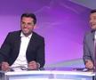 Nicolae Dică (stânga) și Iulian Miu // foto: captură TV Telekom Sport