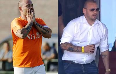 Wesley Sneijder vrea să revină pe gazon la un an de la retragere, dar are o problemă. E gras!