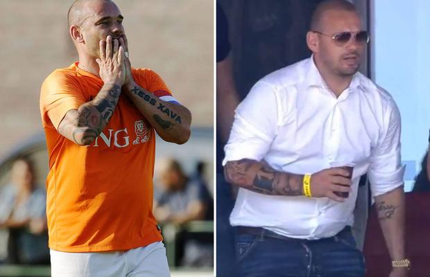 Wesley Sneijder vrea să revină pe gazon la un an de la retragere, dar are o problemă. E gras!