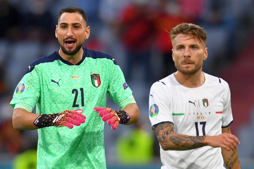 Donnarumma a purtat o pereche de mănuși speciale, imprimate cu nu mai puțin de 288 de țepi / foto: Guliver/Getty Images