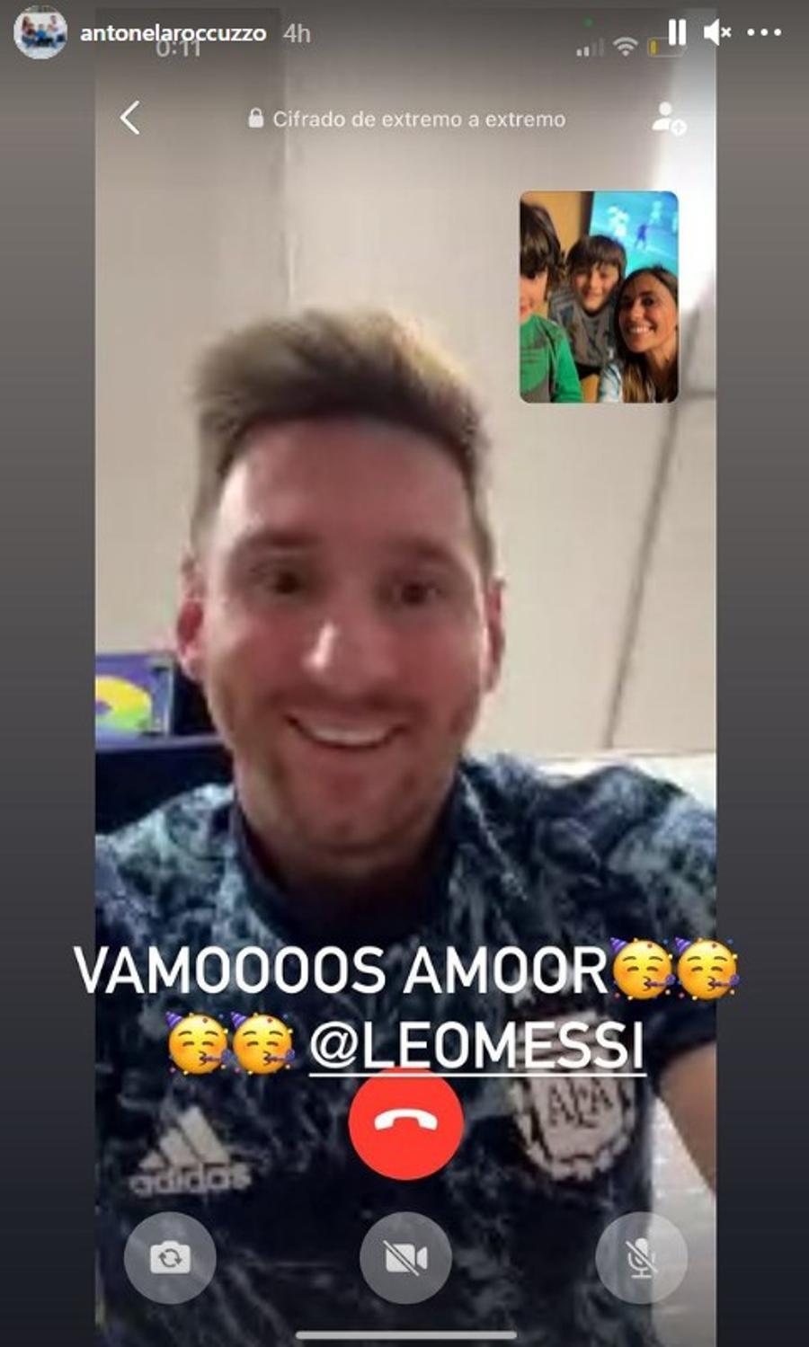 Fotografia de peste 1.000.000 de like-uri postată de soția lui Messi, după victoria Argentinei la Copa America