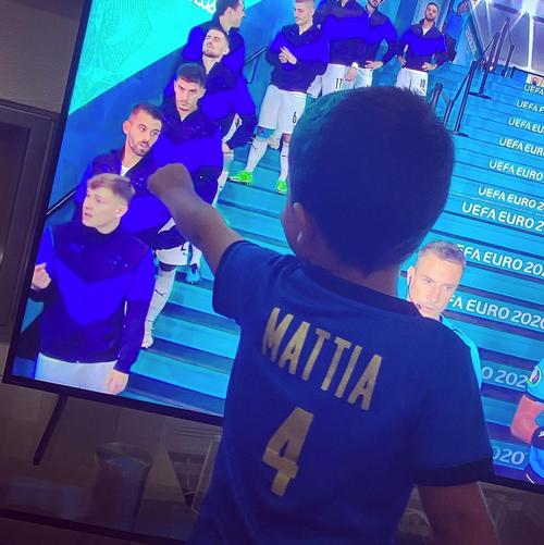 Mesaj emoționant pentru eroul Spinazzola: „După furtună, iese întotdeauna soarele” (foto: instagram.com/miri_sette)