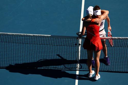 Simona Halep primește un compliment imens de la Alize Cornet. Foto: Getty Images