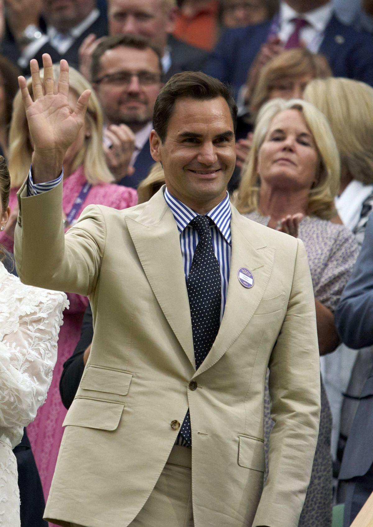 Roger Federer a revenit la Wimbledon pentru prima dată după retragerea din activitate