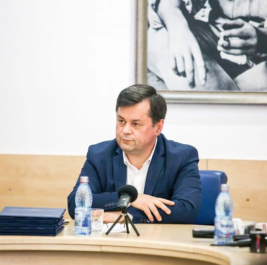 Marcel Romanescu, primarul municipiului Târgu-Jiu. Sursă foto: Facebook Primarul din Târgu-Jiu, răspuns ironic pentru MM Stoica, înainte de FCU Craiova - FCSB