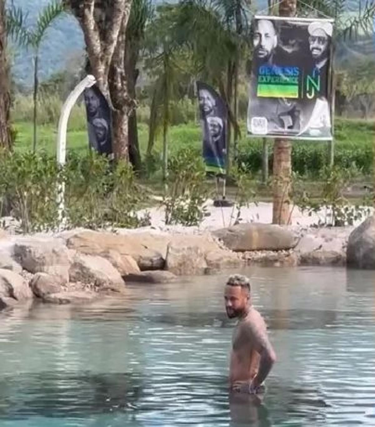 Neymar și-a făcut lac artificial în Brazilia. Foto: Reproducao/Instagram