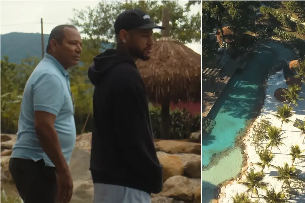 Neymar și-a făcut lac artificial în Brazilia. Foto: Reproducao/Instagram