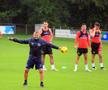 Ploaia i-a aprins pe toți! Ambiții mari la antrenamentul lui FCSB: „Cam tensionat azi”