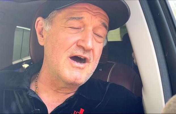 Moment inedit cu Gigi Becali » A dat volumul la maximum și a început să cânte muzică bisericească