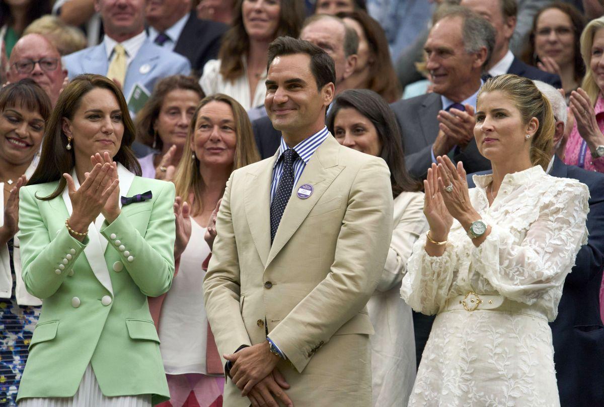 Roger Federer a revenit la Wimbledon pentru prima dată după retragerea din activitate