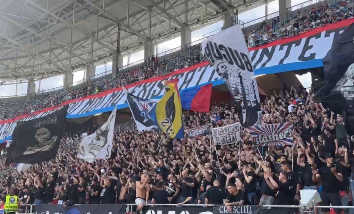 Momente violente în Ghencea! Ultrașii Stelei s-au încăierat cu jandarmii: de unde a pornit totul