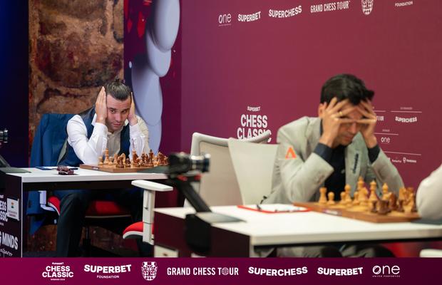 Toate partidele din a șaptea rundă de la Superbet Chess Classic România 2024 s-au încheiat la egalitate