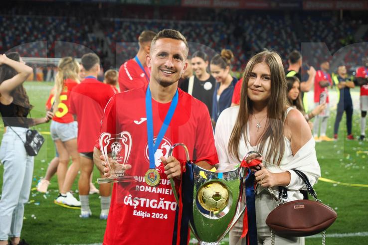 Marius Ștefănescu și logodnica Ileana