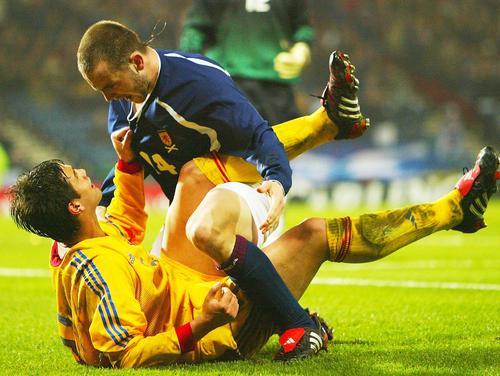 Cristian Chivu în tricoul naționalei României, foto: Imago