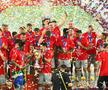 FCSB - Hunedoara, imagini de la decernarea trofeului