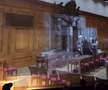 GSP a vizitat Sala 600, în care a avut loc celebrul proces de la Nürnberg! » Tehnologia modernă care zguduie privitorii: „hologramele” lui Goering sau Ribbentrop, mulate pe scaunele goale