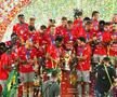 FCSB - Hunedoara, imagini de la decernarea trofeului