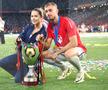Imagini de colecție: fotbaliștii de la FCSB au sărbătorit alături de partenere triumful din Supercupa României