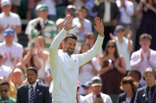 Novak Djokovic l-a învins pe Daniel Evans în turul doi la Wimbledon. FOTO: Getty Images