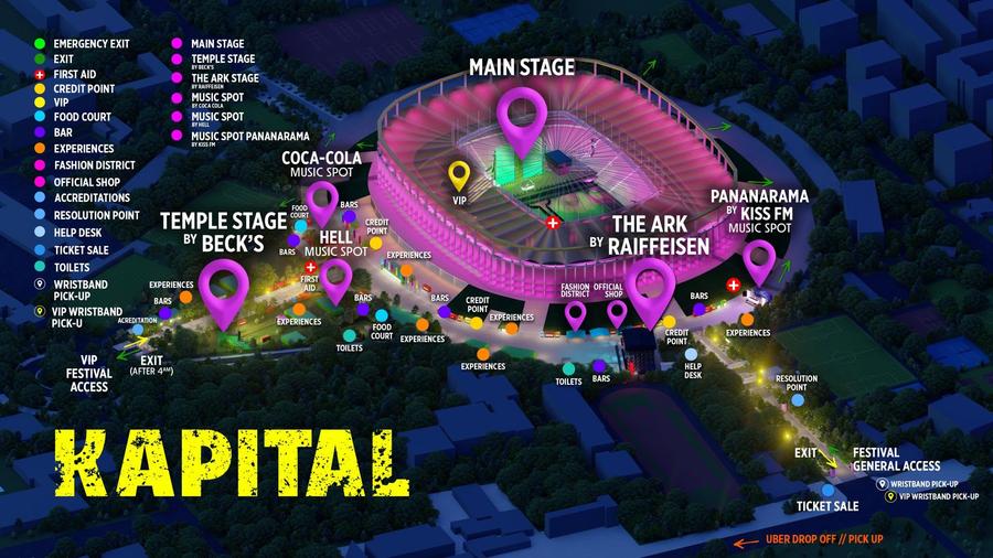 Toate informațiile utile pentru cei ce vin la festival Începe Neversea Kapital, pe Arena Națională » Toate detaliile de care ai nevoie dacă mergi la festivalul din București