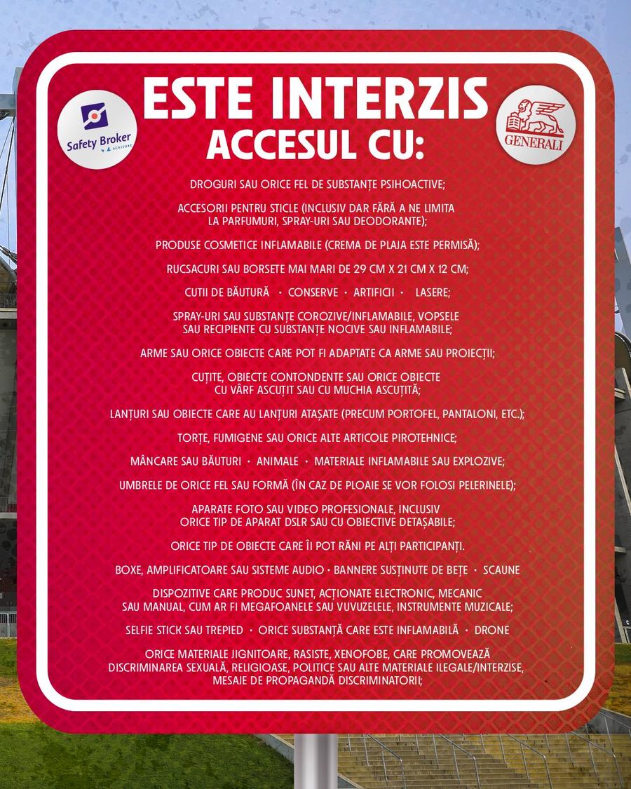 Lista obiectelor interzise la Neversea Kapital Începe Neversea Kapital, pe Arena Națională » Toate detaliile de care ai nevoie dacă mergi la festivalul din București