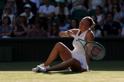 Amanda Anisimova, finalista din 2025 de la Wimbledon, a fost eliminată în turul 3 al ediției din acest an/Foto: Getty Images
