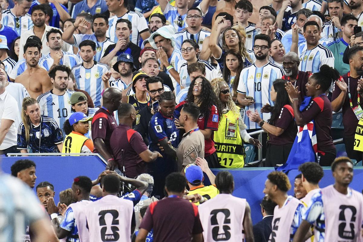 Lopes Cabral a sărit în tribună după ce a marcat cu Argentina