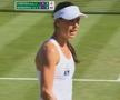 Sorana Cîrstea a răbufnit în setul doi cu Linda Noskova de la Wimbledon: „Sunteți niște inutili toți” / FOTO: Captură TV @Eurosport