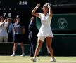 Încă un șoc la Wimbledon: campioana en-titre a fost eliminată în turul al treilea! Imagini excepționale cu bucuria
