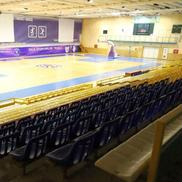Așa arată azi Sala Sporturilor din Trivale / Sursă foto: Facebook @ Primăria Pitești