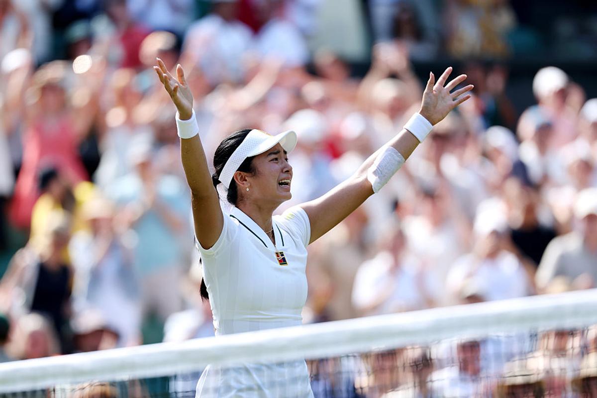Alexandra Eala a învins-o pe Iga Swiatek la Wimbledon