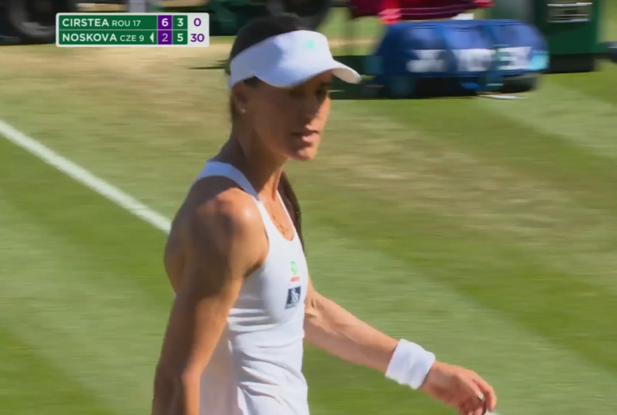 Moment tensionat în duelul Sorana Cîrstea - Linda Nsokova