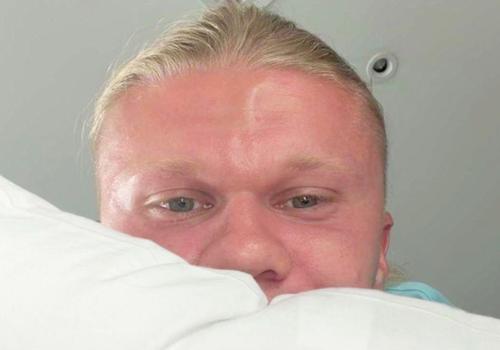 Erling Haaland, conștient că lupta e tot mai acerbă pentru „Gheata de Aur” // foto: X