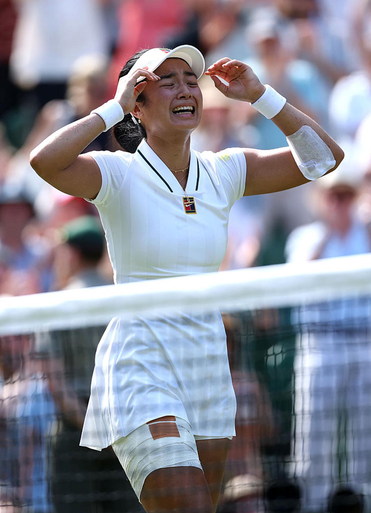Încă un șoc la Wimbledon: campioana en-titre a fost eliminată în turul al treilea! Imagini excepționale cu bucuria