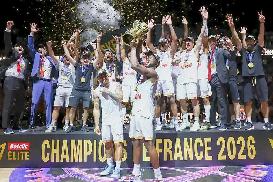 Monaco, actuala campioană a ligii franceze de baschet/ Foto: Instagram Monaco, exclusă din campionat! Riscă și falimentul, după ce procurorii au pus sechestru pe averea președintelui clubului